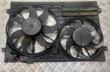 VOLKSWAGEN Passat B6 (2005-2010) Dzinēja dzesēšanas ventilators/difuzors 1K0121207AA 31405971