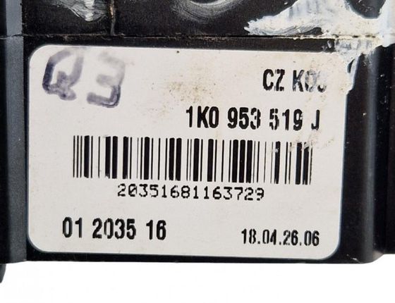 SKODA Octavia 2 generation (2004-2013) Wiper Control 1K0953519J 30046446