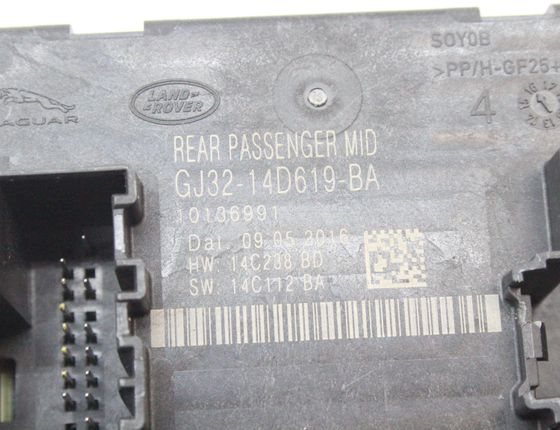 JAGUAR XF 1 generation  (2011-2016) Aizmugurējo kreiso durvju vadības bloks GJ32-14D619-BA 22402570