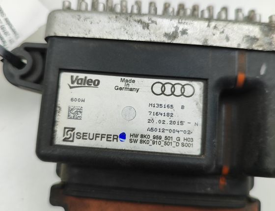 AUDI A6 C7/4G (2010-2020) Dzesēšanas ventilatora relejs 8K0959501G,M142674,8K0910501D 31459299