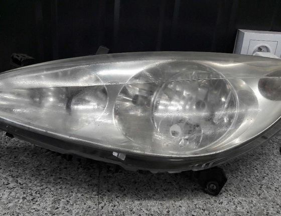 PEUGEOT 307 1 generation (2001-2008) Priekšējais kreisais lukturis 9634369580 30168538