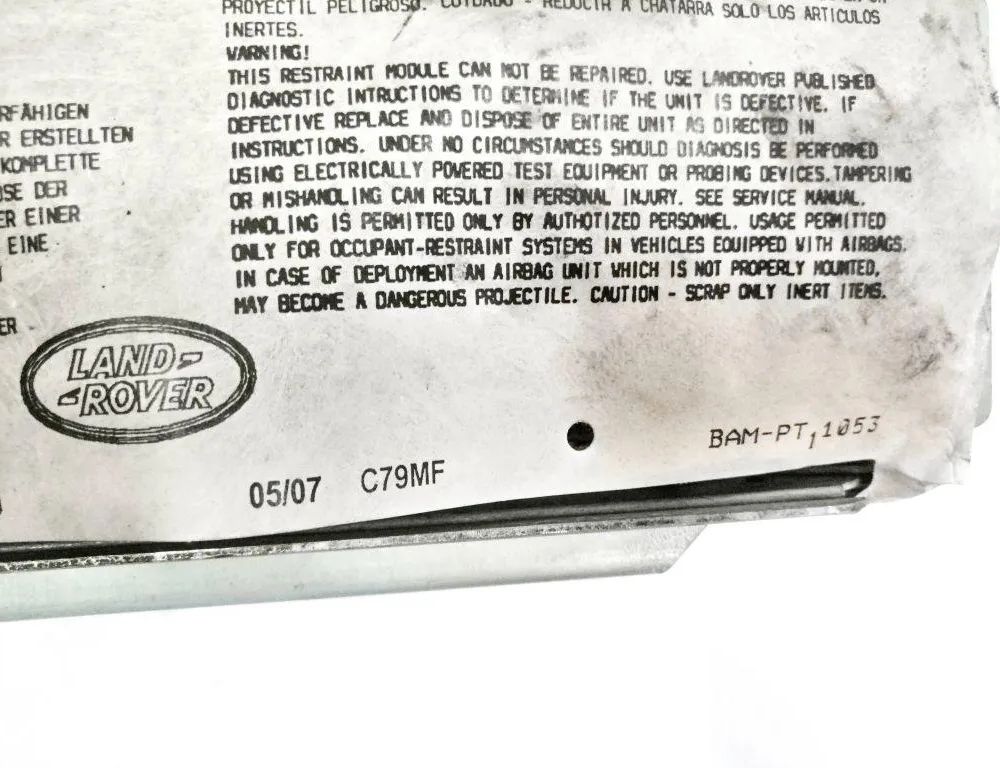 LAND ROVER Range Rover Sport 1 generation (2005-2013) Dashboard Airbag SRS PB85017040,PB85017070 32876605