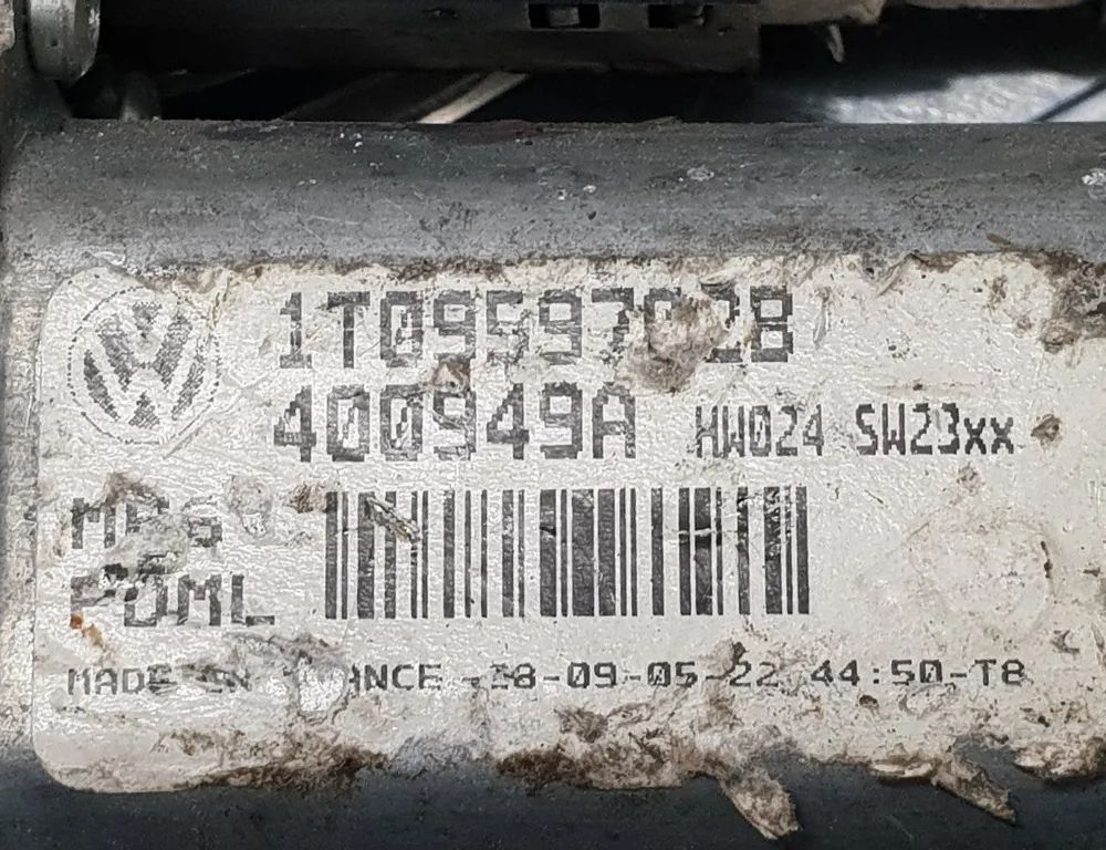 SKODA Octavia 2 generation (2004-2013) Priekšējo labo durvju logu pacelšanas motorīts 1K0959792G,NMZ4919 11340567