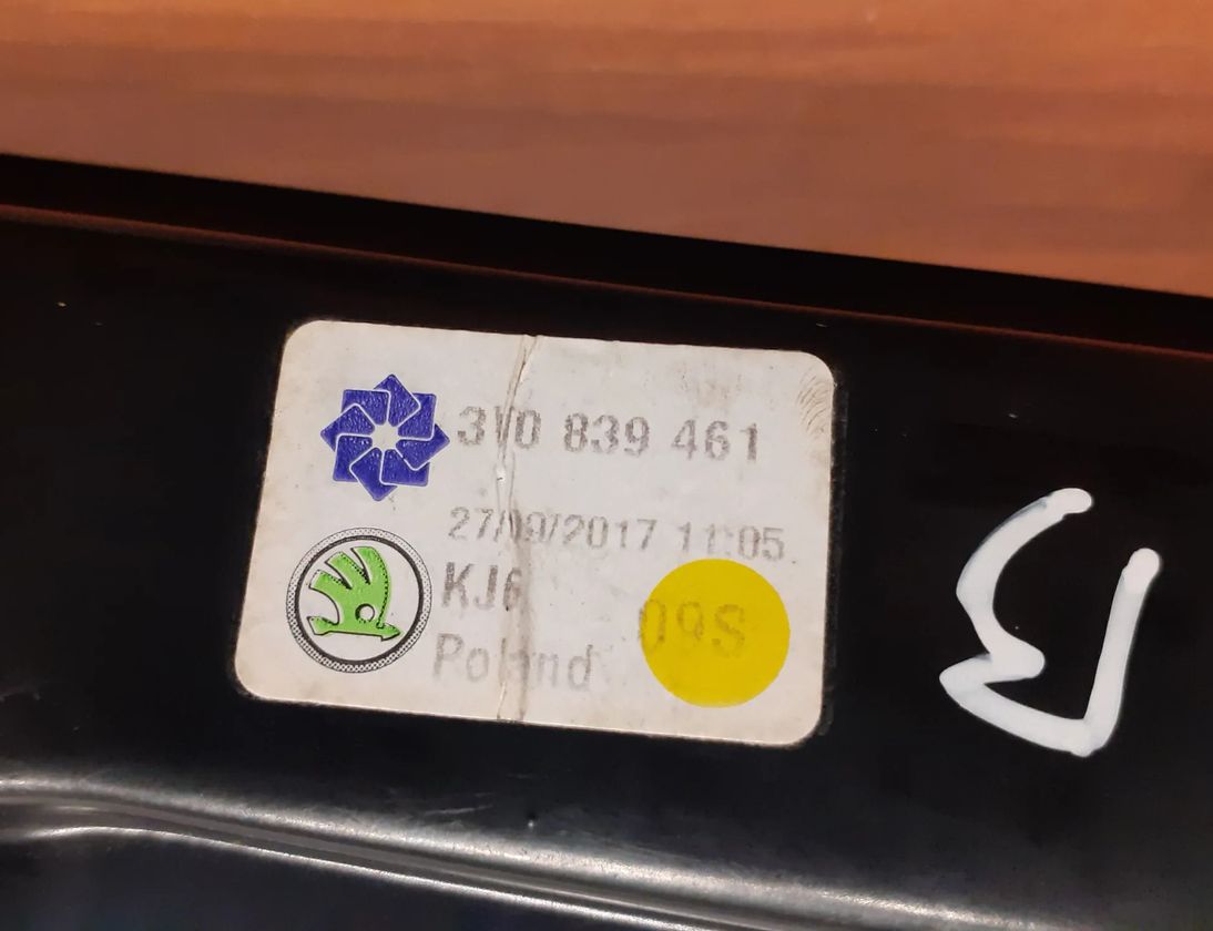 SKODA Superb 3 generation (2015-2023) Rear Left Door Window Regulator 5Q0959801A,E850202097,0130822715,3V0839461,#3616 12838234