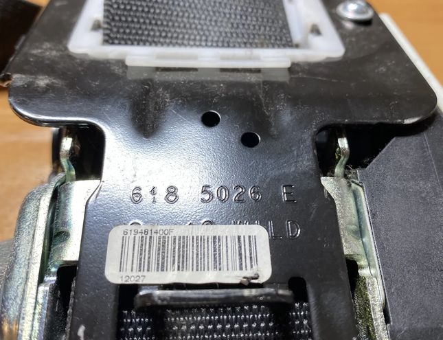 MERCEDES-BENZ C-Class W204/S204/C204 (2004-2015) Front Left Seatbelt 6185026E,621933200B,#C364 17804784