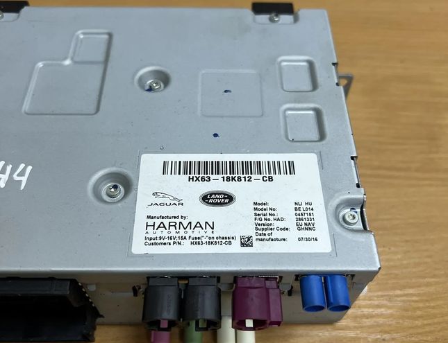 JAGUAR F-Pace 1 generation (2016-2024) Автомагнитола с навигацией HX63-18K812-CB,#D4944 21191068