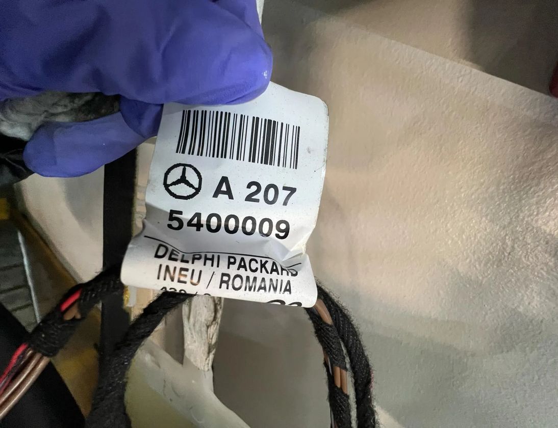 MERCEDES-BENZ E-Class W212/S212/C207/A207 (2009-2016) Обивка потолка A2076900250,A207540009,A20769002,#F5508 28855142