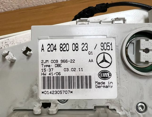 MERCEDES-BENZ E-Class W212/S212/C207/A207 (2009-2016) Освещение салона A2048200823,#F6263 30359593