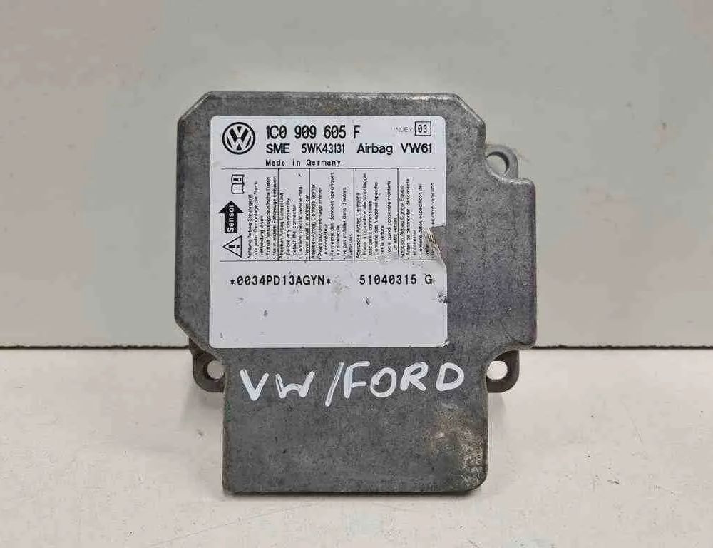 FORD Galaxy 3 generation (2015-2024) SRS Control Unit 1C0909605F,5WK43131,51040315G 32716424