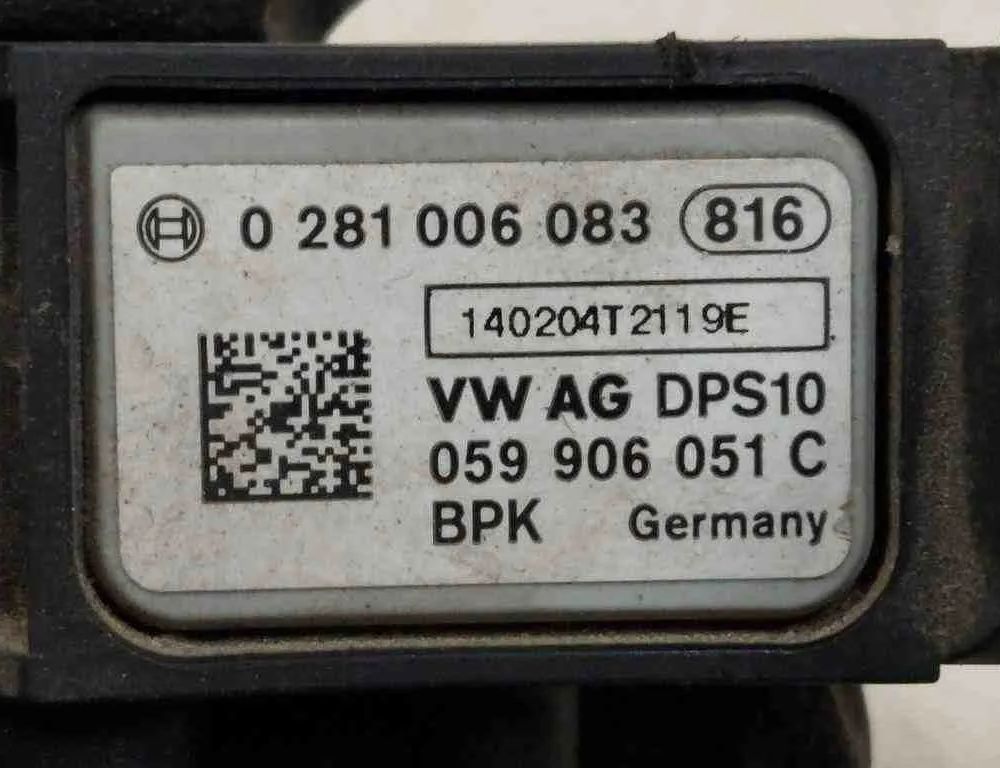 SKODA Superb 1 generation (2001-2008) DPF Pressure Sensor 059906051C,140204T2119E,0281006083 32730773