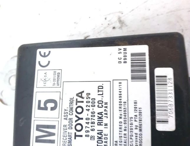 TOYOTA RAV4 4 generation (XA40) (2012-2018) Other Control Units 89740-42050 28163107