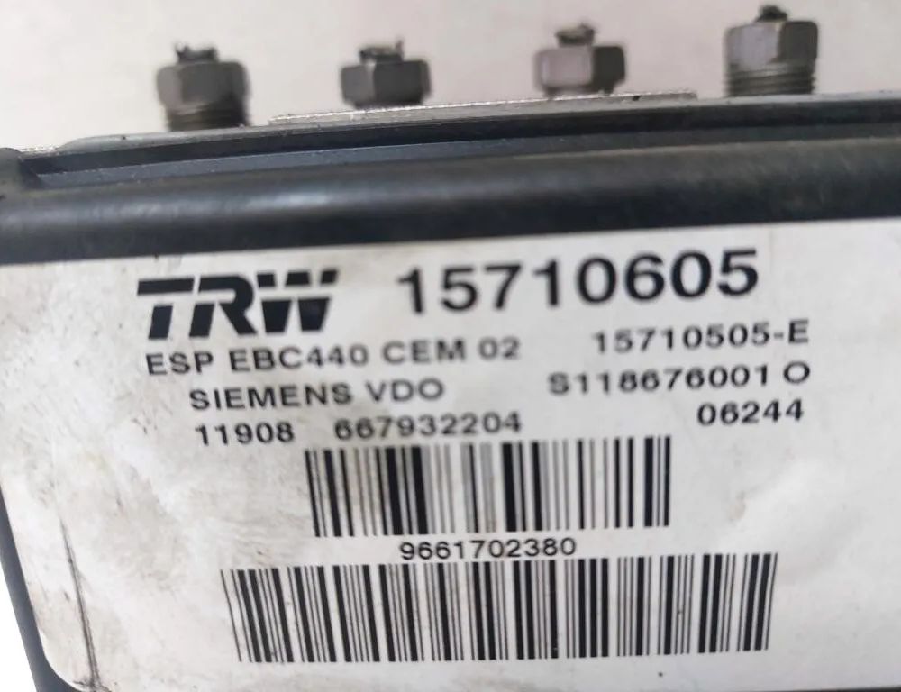 PEUGEOT 407 1 generation (2004-2010) ABS Pump 9661702380 32739447