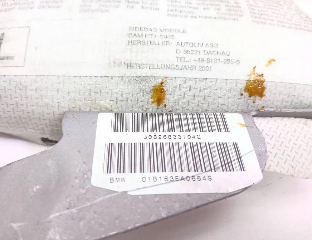 BMW 5 Series E39 (1995-2004) SRS передней левой двери 30826833104G 31398897
