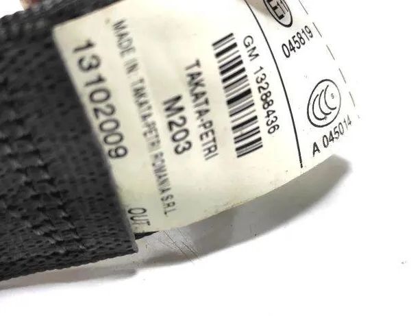 OPEL Insignia A (2008-2016) Rear Right Seatbelt 13288436 31403808