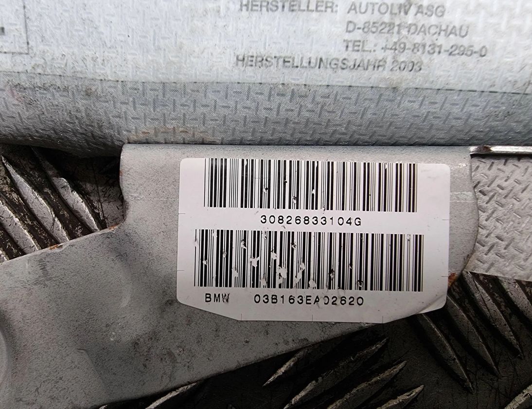 BMW 5 Series E39 (1995-2004) Priekšējo kreiso durvju drošības spilvens 30826833104G 28584147