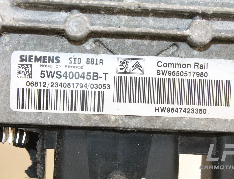 PEUGEOT 307 1 generation (2001-2008) Engine Control Unit ECU 9650517980,9647423380,SW9650517980 13605884