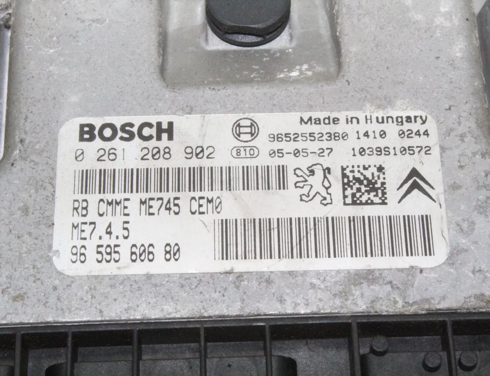CITROËN C3 2 generation (2009-2016) Engine Control Unit ECU 9659560680,0261208902 22655158