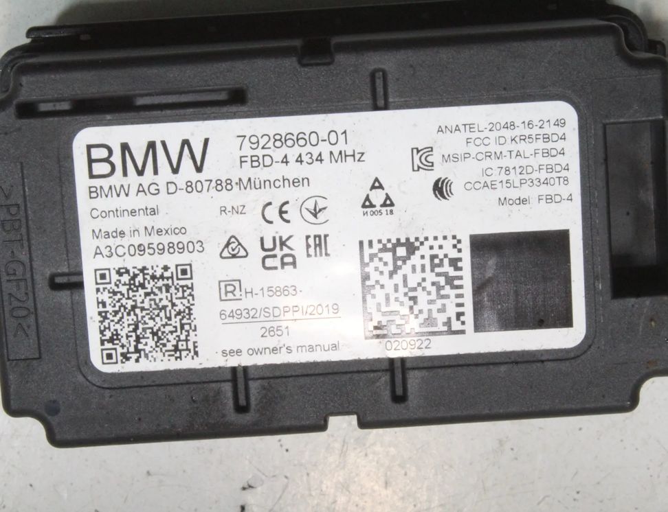 BMW iX3 1 generation (G08) (2020-2024) Citau veidu vadības bloki 7928660 31888809