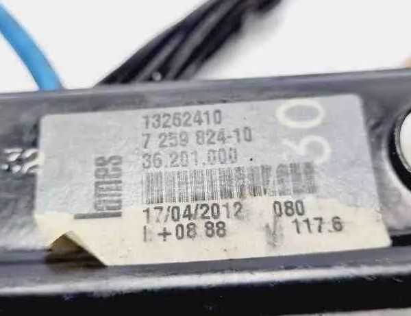 BMW 3 Series F30/F31 (2011-2020) Priekšējo labo durvju logu pacēlājs 13262410,36201000,7259824,3N0714,71019003 32619319