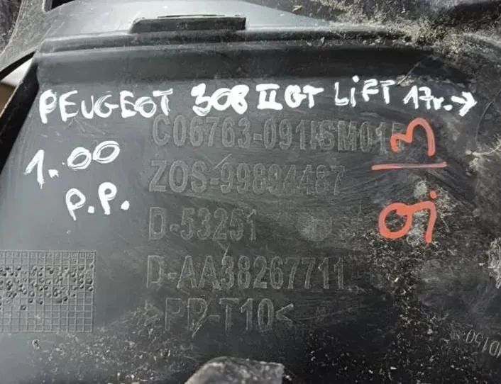 PEUGEOT 308 T9 (2013-2021) Датчик уровня передний левый AA38267711 27948997