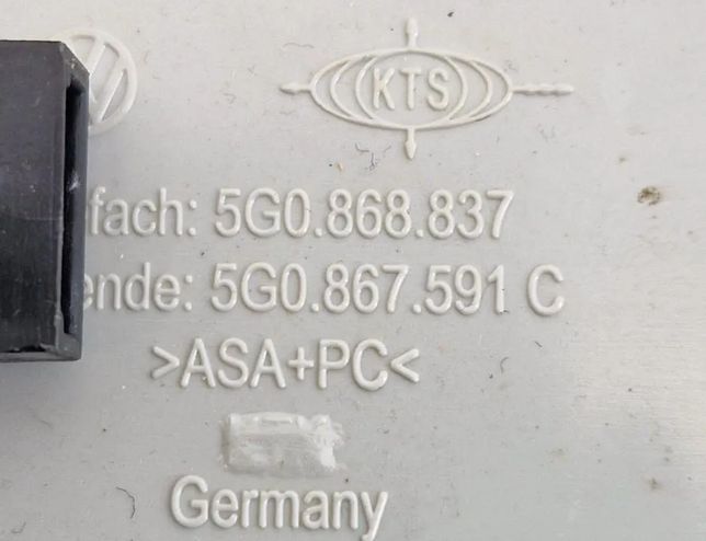 VOLKSWAGEN Golf 7 generation (2012-2024) Interior Lighting 5G0868837,5G0867591C,5Q0951172 29268259