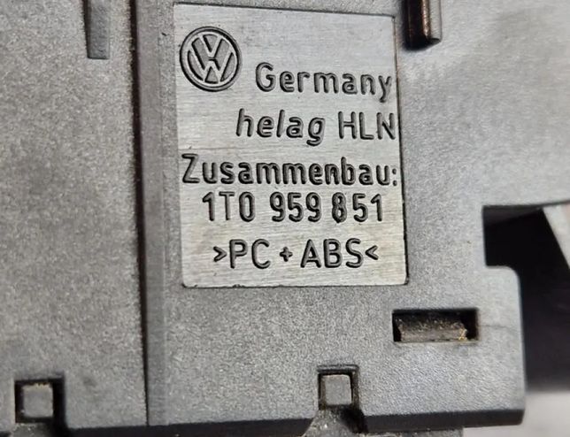 VOLKSWAGEN Caddy 3 generation (2004-2015) Кнопка стеклоподъемника передней правой двери 1T0959851,1T0959527 32574070