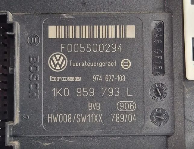 VOLKSWAGEN Golf 5 generation (2003-2009) Front Left Door Window Regulator Motor 0130822220,1K5837401AH,1K0959793L 32632125