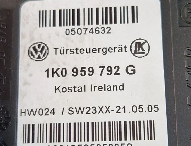 SKODA Octavia 2 generation (2004-2013) Priekšējo labo durvju logu pacelšanas motorīts 1t0959702b,1k0959792g 33043266