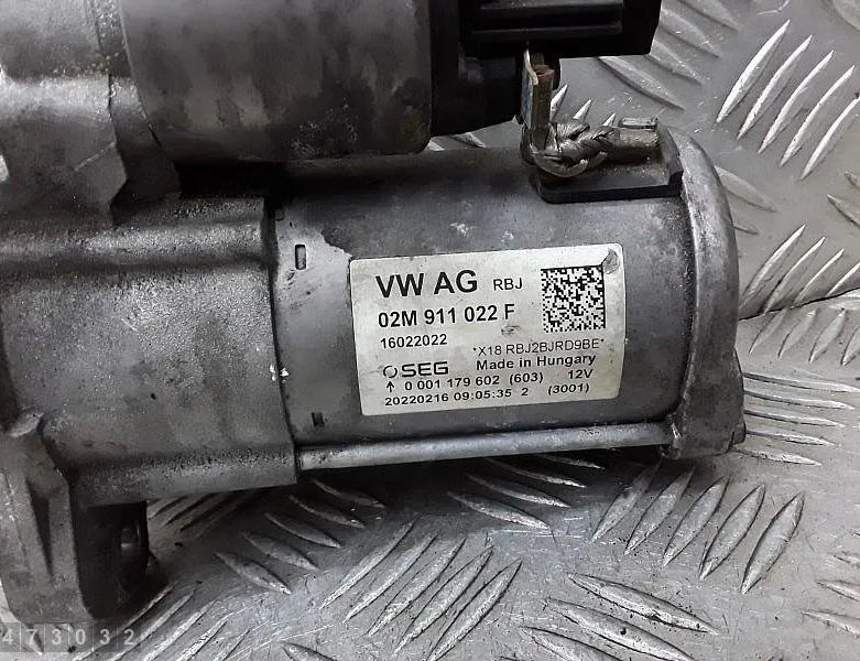 SKODA Kodiaq 1 generation (2017-2024) Стартер 02m911022f 28615399