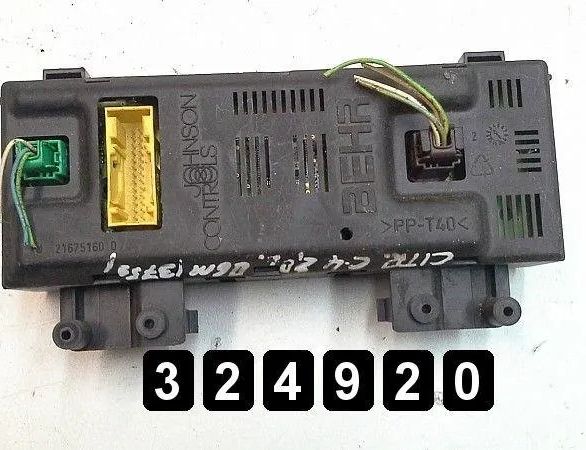 CITROËN C4 1 generation (2004-2011) Climate control unit 28670603