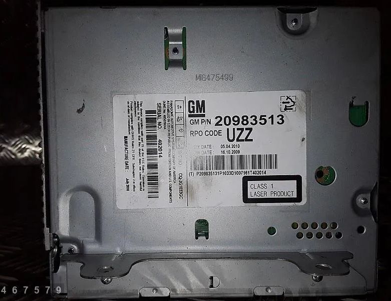 OPEL Astra J (2009-2020) Navigation System 20983513 29313765