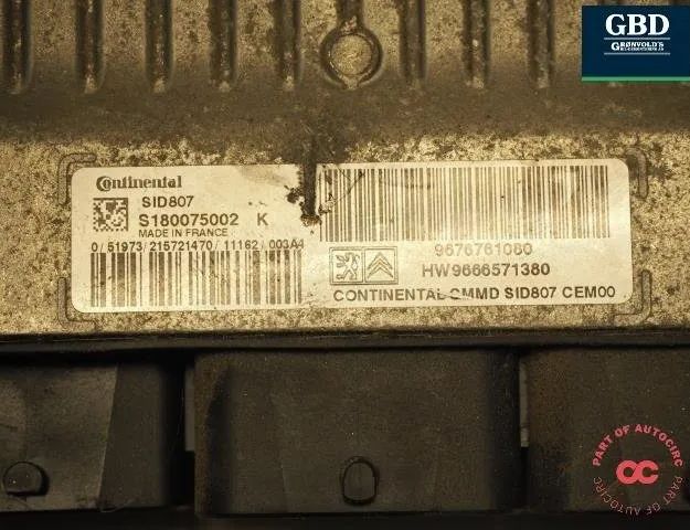 CITROËN DS3 1 generation (2010-2015) Держатель передний левого фонаря 1607129680,9676761080 30872685