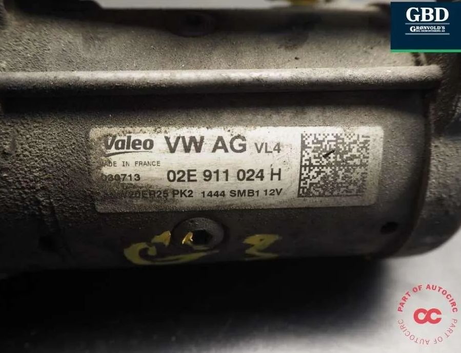 AUDI Q3 8U (2011-2020) Стартер 02e911024h,02e911024hx,02e911024c 30878449