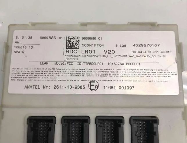 BMW X5 F15 (2013-2018) Comfort Control Unit 61355a577e3,61355a20547,6135986988601 30880417