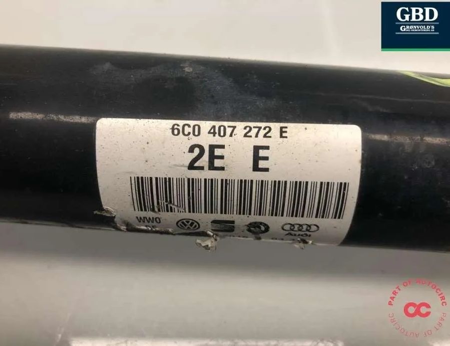SKODA Fabia 3 generation (2014-2021) Propshaft 6c0407272ag,6c0407272e,6c0407272ex 30882069