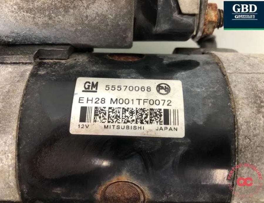 OPEL Astra K (2015-2021) Starter Motor 55497878,55491789 30887692
