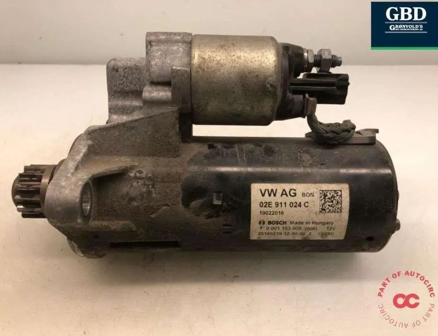 VOLKSWAGEN Tiguan 2 generation (2016-2024) Стартер 02e911024c,02e911024cx 30890999