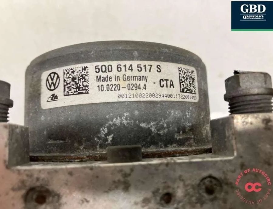 SKODA Octavia 3 generation (2013-2020) Блок управления ABS 5q0614517s,5q0614517aabef,5q0614517sbef 30901766