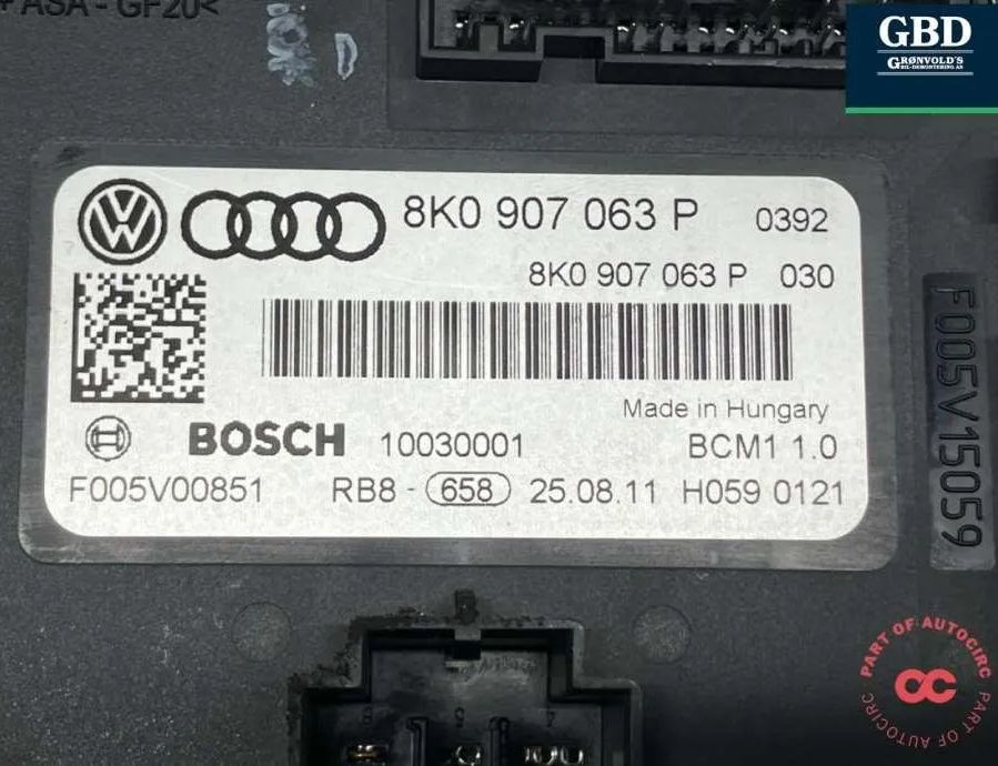 AUDI Q5 8R (2008-2017) Komforta vadības bloks 8k0907064cq,8k0907063p 30902367