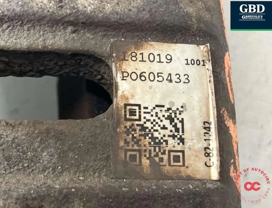 MITSUBISHI Outlander 2 generation (2005-2013) Супорт тормозов передний левый mr370775 31711295