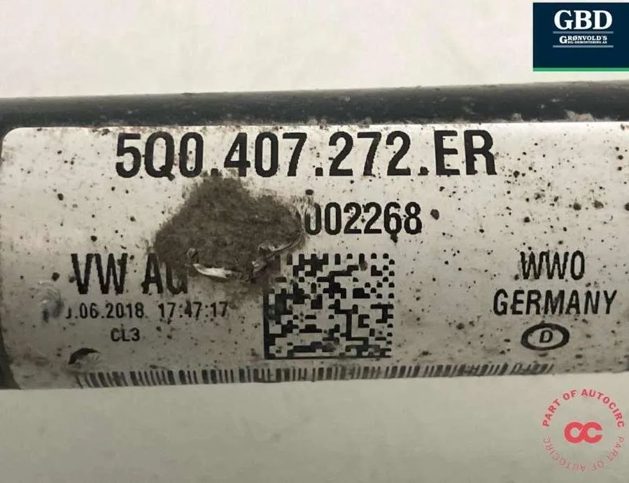 VOLKSWAGEN T-Roc 1 generation (2017-2024) Кардан 5q0407272fn,5q0407272er 31713023