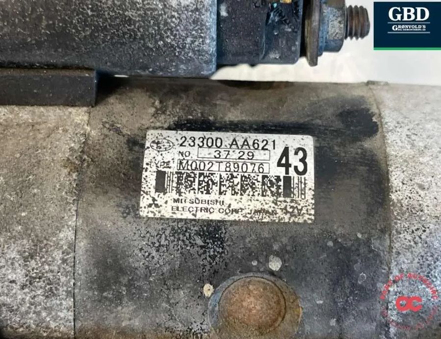SUBARU Forester SJ (2012-2018) Starter Motor 23300aa621 32988853