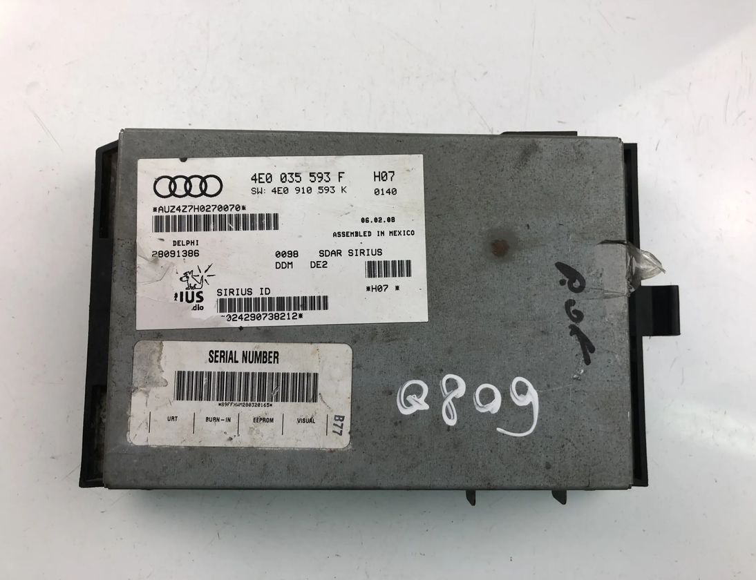 AUDI A6 C6/4F (2004-2011) Vadības bloks 4E0035593F 14879894