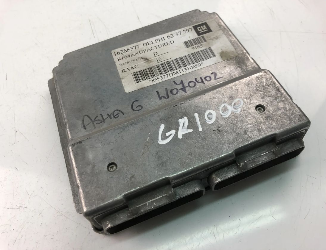 OPEL Astra G (1998-2009) Engine Control Unit ECU 16268377 15526337