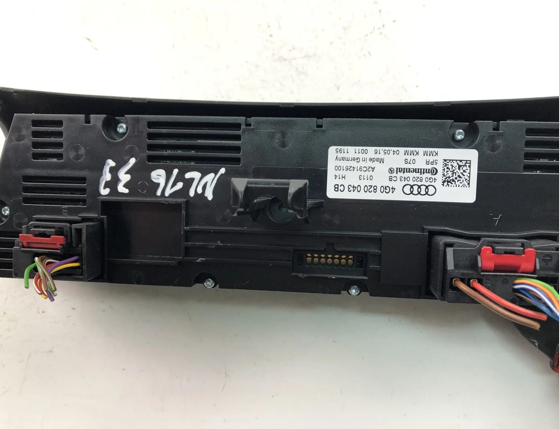 AUDI A6 C7/4G (2010-2020) Climate Control Unit 4G0820043CB 18057588