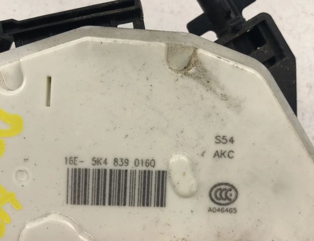 VOLKSWAGEN Golf 6 generation (2008-2015) Замок задней правой двери 5K4839016Q 25694038