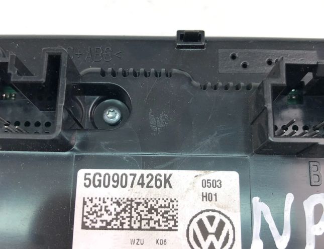 VOLKSWAGEN Golf 7 generation (2012-2024) Pегулятор климы 5G0907426K 26284633