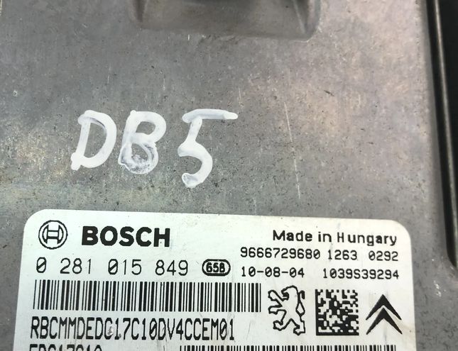 CITROËN C3 1 generation (2002-2010) Блок управления двигателем 9674254080,0281015849 27169961
