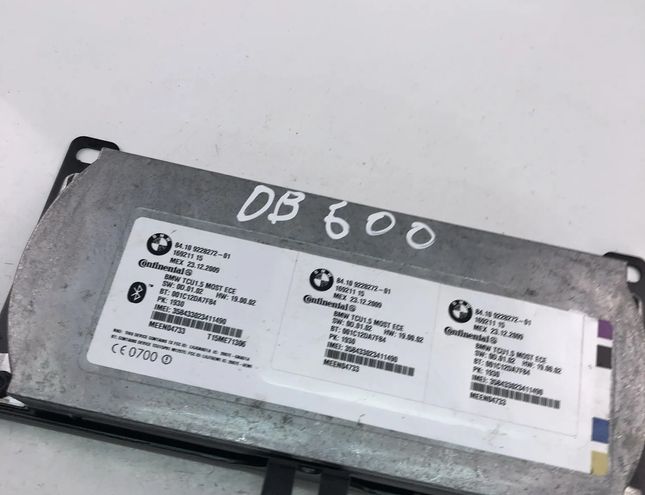 BMW 1 Series E81/E82/E87/E88 (2004-2013) Bluetooth Control Unit 9228272 27267561