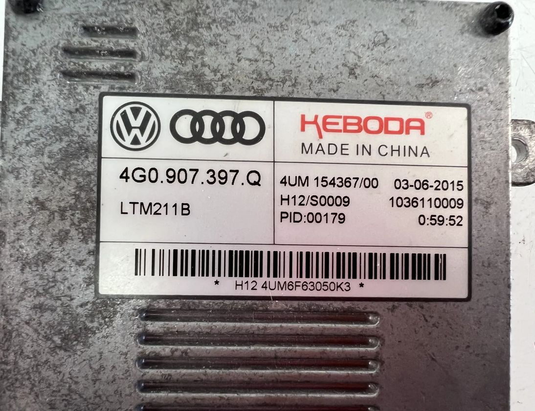 AUDI A6 C7/4G (2010-2020) Ksenona bloks 4G0907397Q 27282588